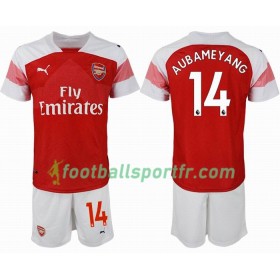 Tenue Arsenal AUBAMEYANG 14 Enfant Domicile 2018-2019 Maillot de Foot